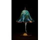 Lowery's Hand Blown Glass Table Lamp - Sea Green Old Boy