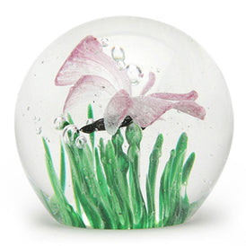 Small Paperweight - Butterfly Pink Glow