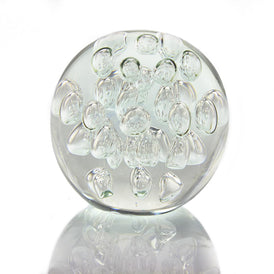 Clear Air Bubble Paperweight