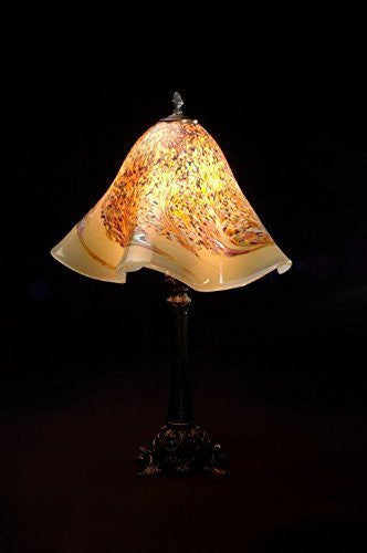 Lowery's Hand Blown Glass Table Lamp - Vanilla Diane