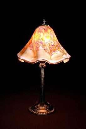 Lowery's Hand Blown Glass Table Lamp - Florence
