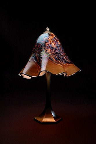 Lowery's Hand Blown Glass Table Lamp - Praline