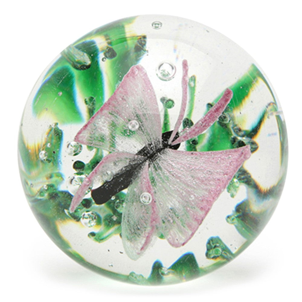 Small Paperweight - Butterfly Pink Glow