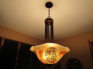 Hand Blown Glass Lighting - Welsh Project